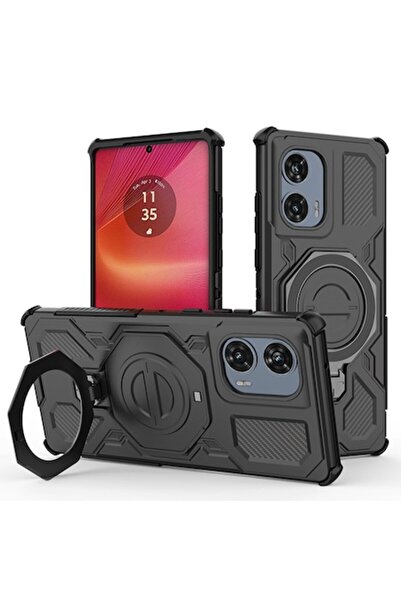 Stef's Cat Husă pentru Motorola Edge 50 Fusion, Carbon Shield PRO, Z57, Polic...