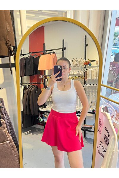 Betül Nayir Fusta mini evazată - Fuchsia