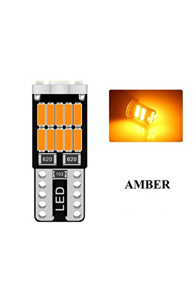 Choice1 مصابيح LED برتقالية T10، 10 قطع، W5W T10، نظام Canbus، 26SMD، 12 فولت...