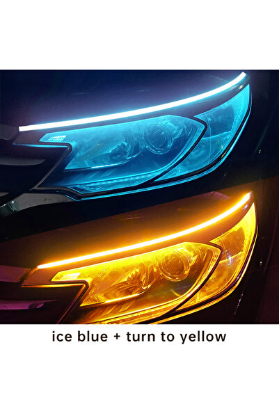 Choice8 شريط إضاءة LED مرن مقاوم للماء، بطول 45 سم، من الأزرق الجليدي إلى الأ...