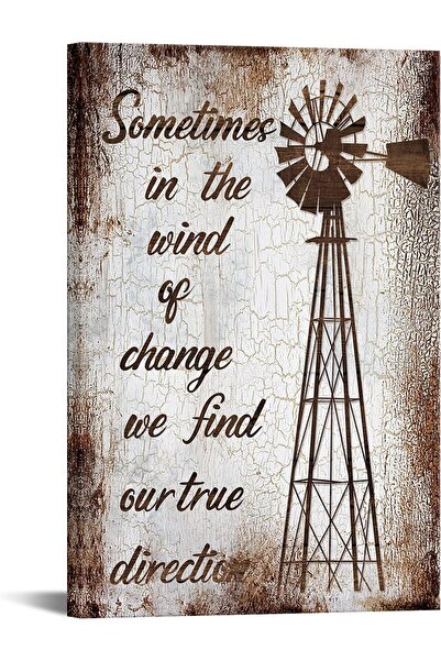 Emoda home Trove لوحة فنية جدارية من قماش ALAYRA الريفي، اقتباسات ملهمة، 30×60 سم، للمنزل وغرفة المعيشة