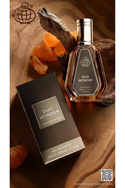 Fragrance World Apa de parfum Oud Wonder de la Fragrance World, unisex, 50 ml