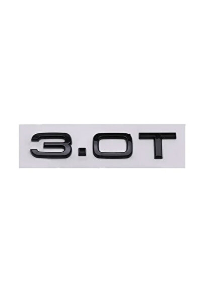 Choice 3.0T Glossy Black 3D ABS 1.8T 2.0T 3.0T Logo Letters Car Rear Trunk Ba...