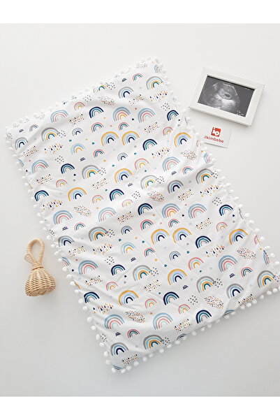 ib ilkimbebe سجادة حفاضات موسلين للأطفال |   100% قطن، عربة أطفال مضادة للحسا...