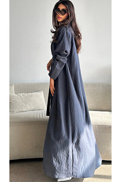 outline Gray summer abaya