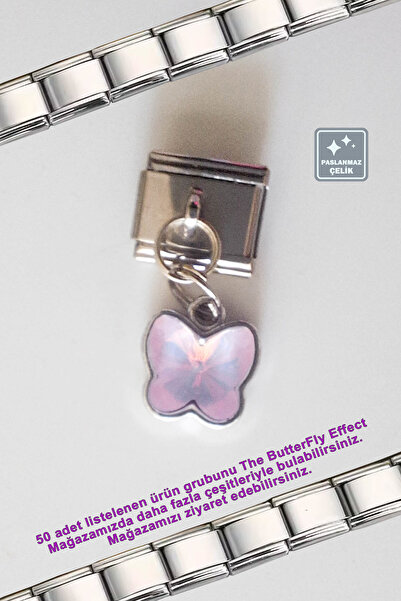 Miss TBee Italian Steel Bracelet - Single Charm