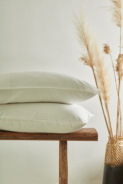 Ricco Lifes Cream Pillowcase 2 Pieces (50X70)