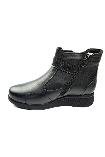 KİNG PAOLO King Paolo 5169 Black Leather Women's Boots