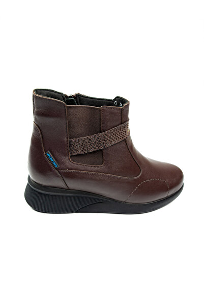 KİNG PAOLO King Paolo 5169 Brown Leather Women's Boots