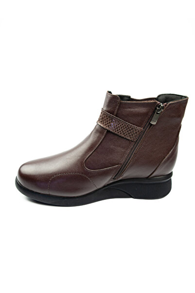 KİNG PAOLO King Paolo 5169 Brown Leather Women's Boots