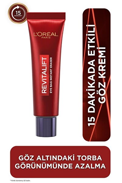L'Oreal Paris Revitalift Lazer Eyebag Instant Eraser Göz Altı Torba Görünümün...