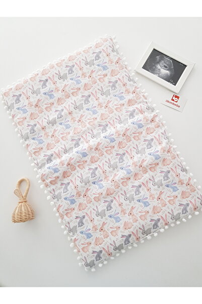 ib ilkimbebe سجادة حفاضات موسلين للأطفال |   100% قطن، عربة أطفال مضادة للحسا...