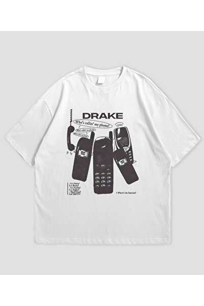 SVART WEAR تي شيرت دريك sss4u للجنسين كبير الحجم