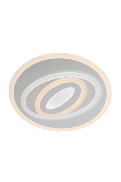 SMARTER Smarter LED ceiling light, metal structure, satin acrylic diffuser, 67W, 6048lm, warm light