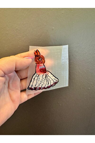 Gönülden Tasarım Εκτύπωση μεταφοράς με κουνέλια με ρούχα που κολλάει με σίδερ...