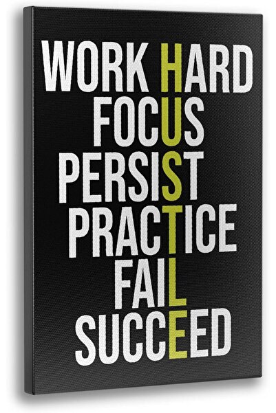 Emoda home Trove لوحة جدارية تحفيزية من قماش الكتان من ALAYRA HUSTLE مقاس 40 ...