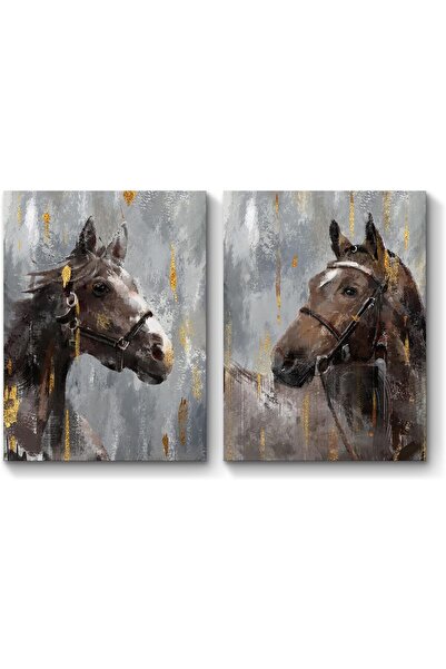 Emoda home Trove لوحة فنية من قماش ALAYRA Bycoteur بتصميم حصان، مقاس 40×60 سم، لديكور المنزل الريفي