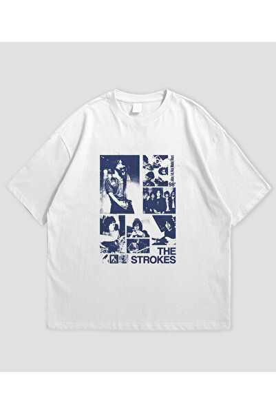 SVART WEAR The Strokes - Tricou oversize unisex