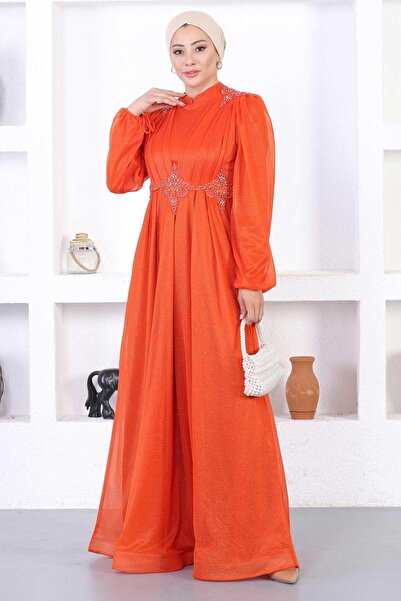 Missvalle Βραδινό φόρεμα με πέρλες και γκλίτερ Tile 12252