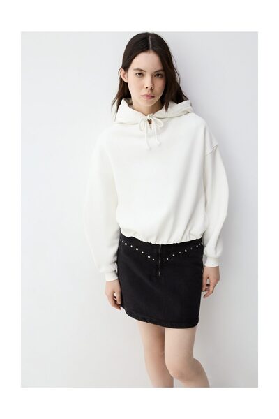 LEFTIES Woman Cropped Hoodie