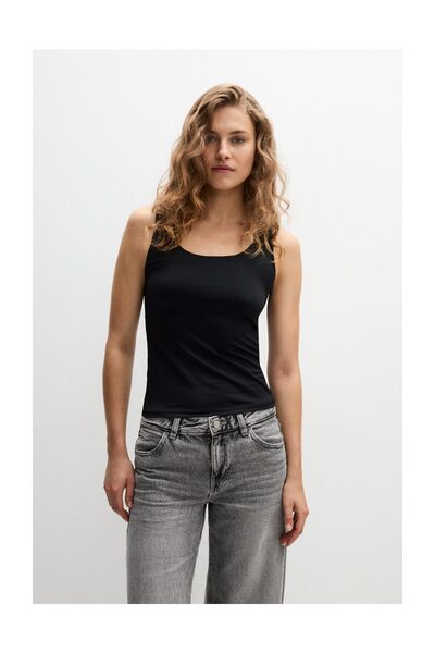 LEFTIES Koszulka damska z poliamidu z szerokimi ramiączkami