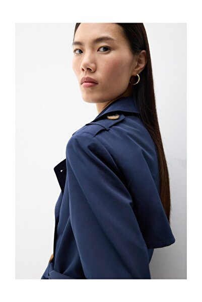 LEFTIES Trench oversize pentru femei cu curea