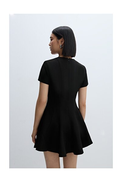 LEFTIES Γυναικείο κοντό φόρεμα με βολάν