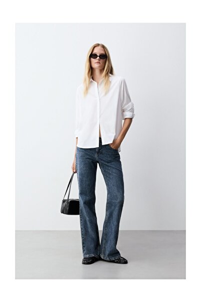 LEFTIES Női bootcut kényelmes farmernadrág