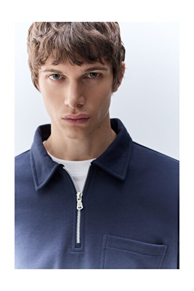 LEFTIES Férfi póló galléros pulóver