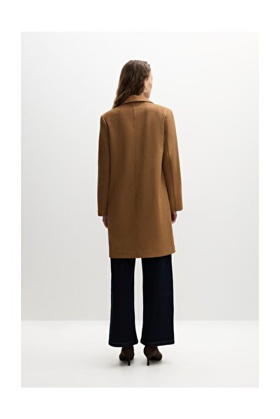 LEFTIES Dámský kabát z umělého semiše