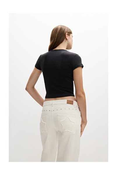 LEFTIES Μπλουζάκι με απαλλαγμένο αποχρωματισμένο αποχρωματισμένο αποχρωματισμένο εφέ