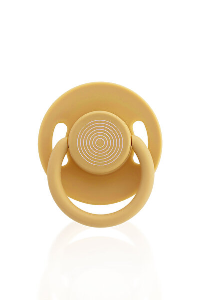 Wee Baby Cool Yuvarlak Uçlu Emzik No:1 Hardal 0-6 Ay