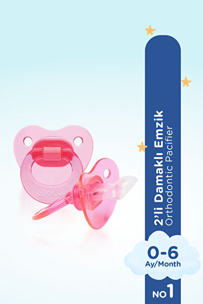 Wee Baby 2’li Damaklı Emzik No:1 Kız 0-6 Ay