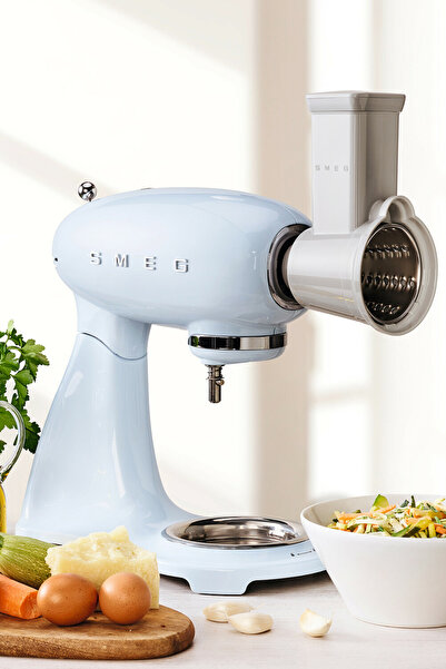 SMEG 50's Style Retro Pastel Mavi Stand Mikser smf03pbeu