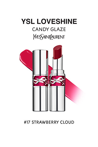 Yves Saint Laurent Loveshine Candy Glaze Parlatıcı Etkili Ruj 17 Strawberry Cloud 4936968876004