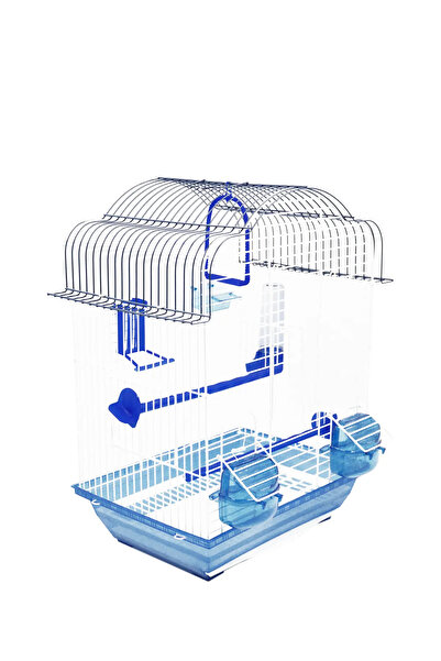 Vitafix Kuş Kafesi - Çift Kapılı, Çift Yemlikli, Full Aksesuarlı Kafes - 48cm(Y) - 35cm(G) - 25cm(D)