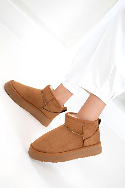 SOHO Taba Süet Kadın Bot & Bootie 19761