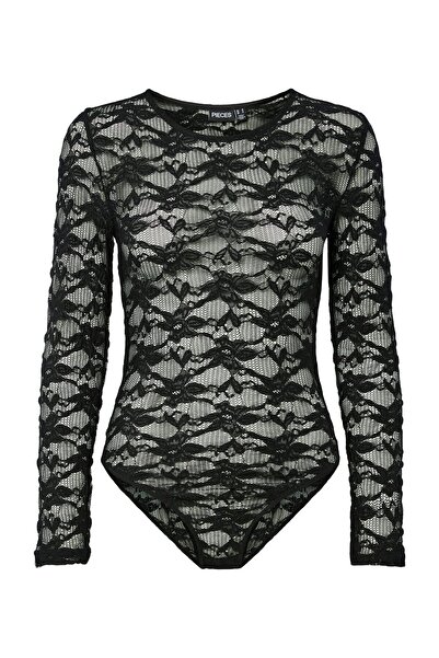 PIECES Krajkové body s květinovým vzorem PCRILLO