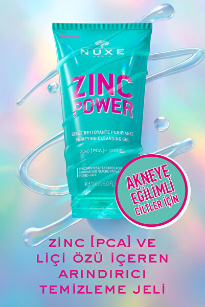 Nuxe Zinc Power Arındırıcı Temizleme Jeli