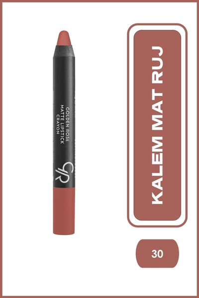 Golden Rose Matte Lipstick Crayon No:30