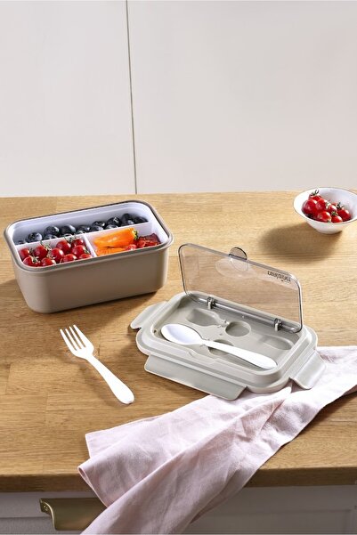 Karaca Container Ravenna Lunch Box / Food Carrying / Storage Box Cream