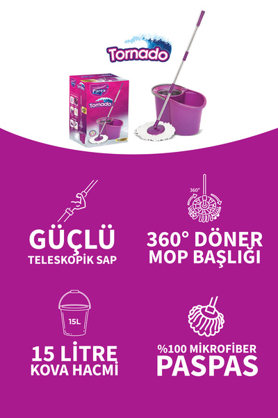 Parex Tornado Rotary Head Cleaning Set