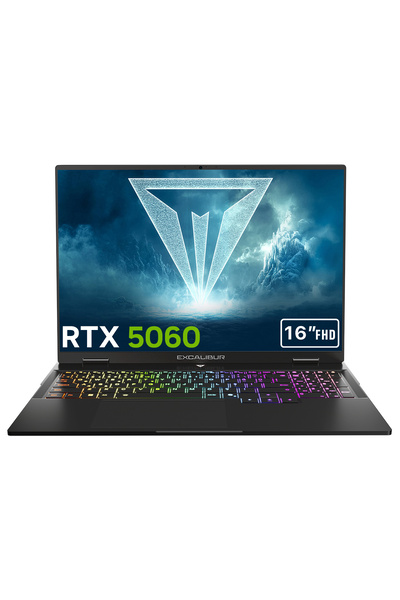 CASPER Excalibur G915 Core i7-13620H 48GB 1TB 8GB RTX5060 16" Freedos Gaming Laptop G915.1362-GF60X-C