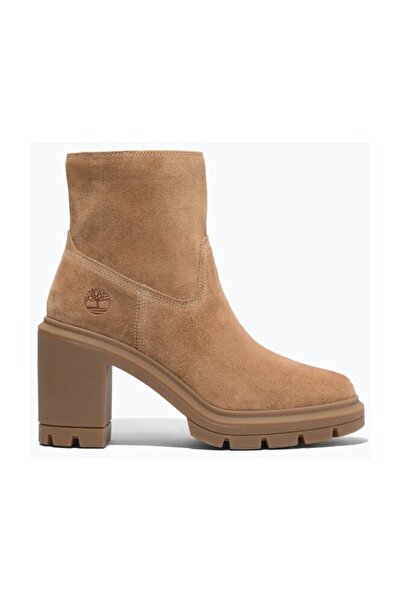 Timberland ALLINGTON HEIGHTS BOTY NA STŘEDNÍ VÝŠKU SE ZIPEM, ŠEDÁ SEMIŠOVÁ KŮŽE