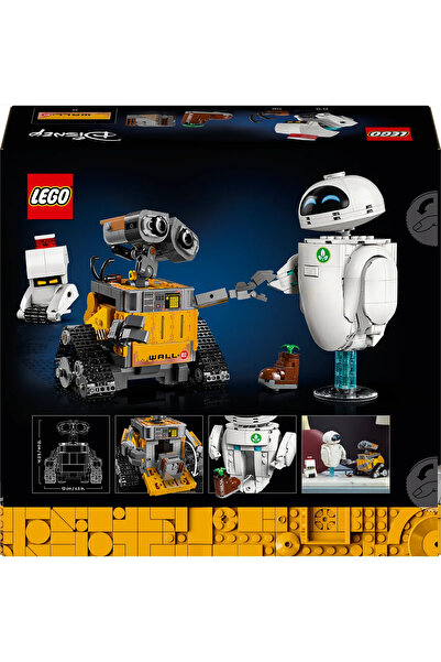 LEGO ® ǀ Disney vePixar WALL-E ve EVE 43279 - Yetişkinler için Koleksiyonluk Model Yapım Seti (811P)