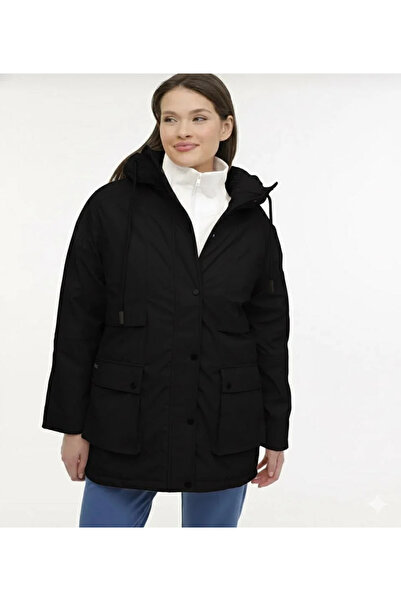 lumberjack Жіноче довге пальто ALICE COAT з 2 предметів чорного кольору