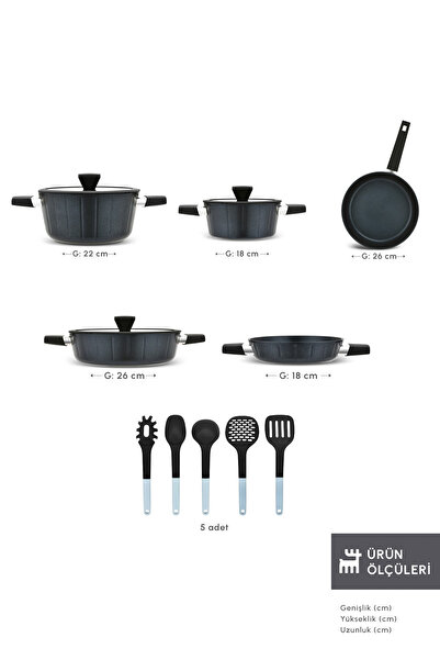 Karaca Biodiamond Regnum İndüksiyon Tabanlı 13 Parça Servis Seti Hediyeli Tencere Seti