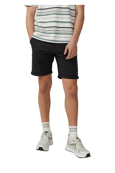 QS by s.Oliver John Short Cotton Twil - Stretch Fit