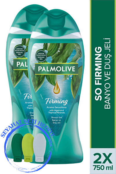 Palmolive Aroma Sensations So Firm Deniz Yosunu Özü Ile Banyo Ve Duş Jeli 2x750 Ml + Seyahat Kiti Hediye