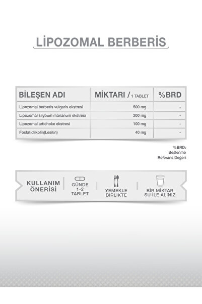 goodday LİPOZOMAL BERBERİS 60 TABLET